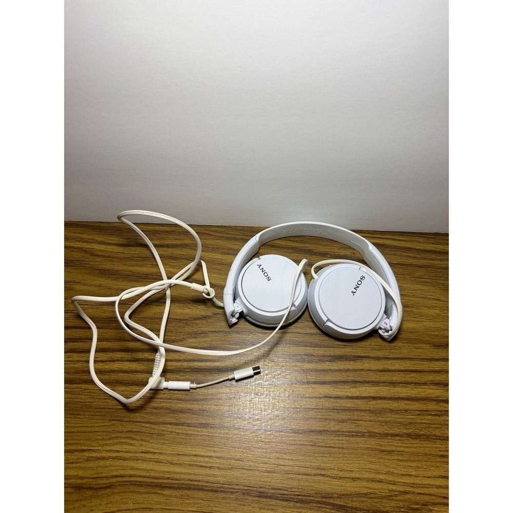 Sony MDR-ZX110 ZX Series Headphones White MDRZX110 Wired Over Ear